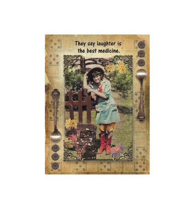 Cute Cowgirl Wearing Boots Birthday Card