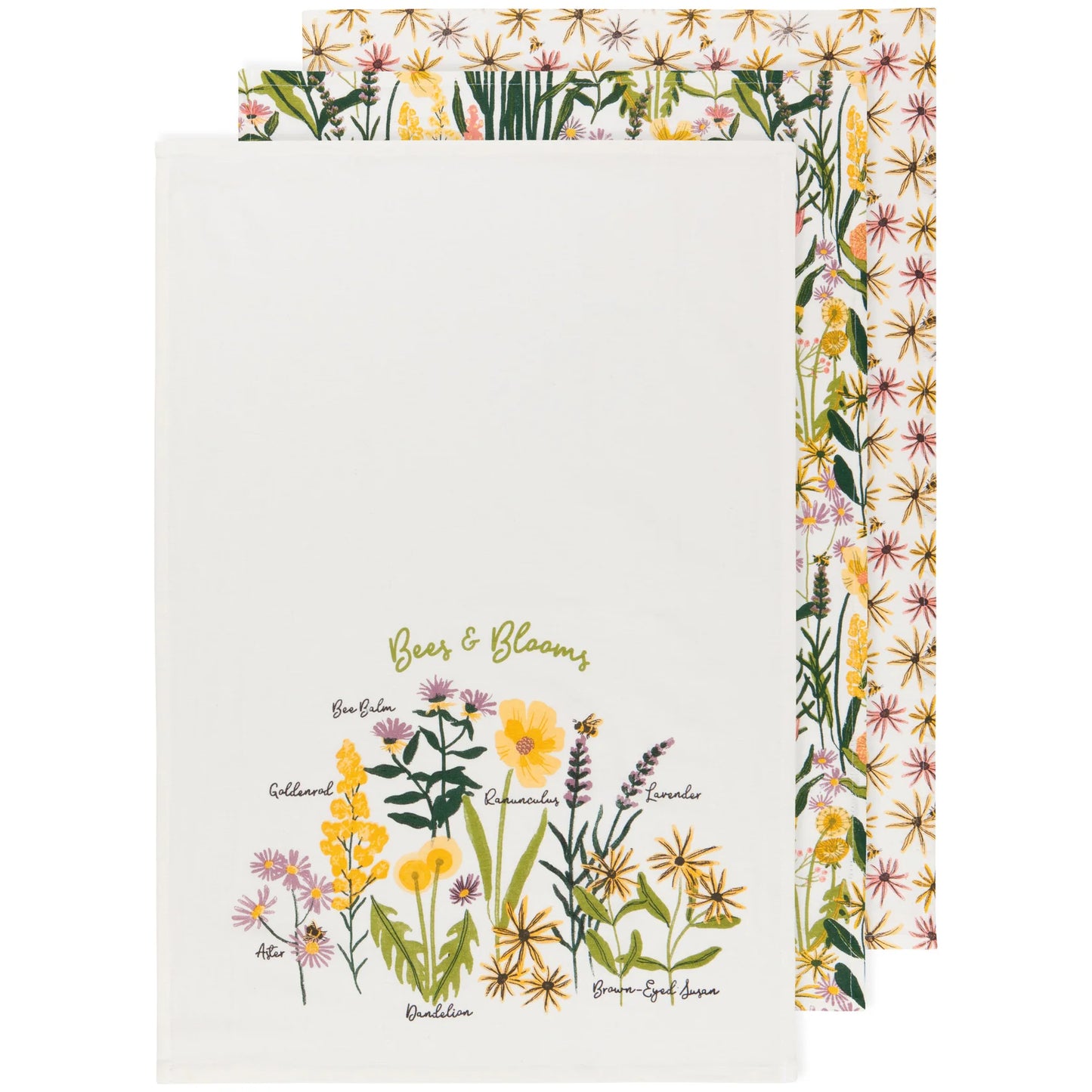 Floursack Tea Towels Bees & Blooms