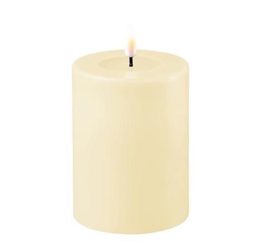 Cream Wetlook LED Candle 3" x 4"