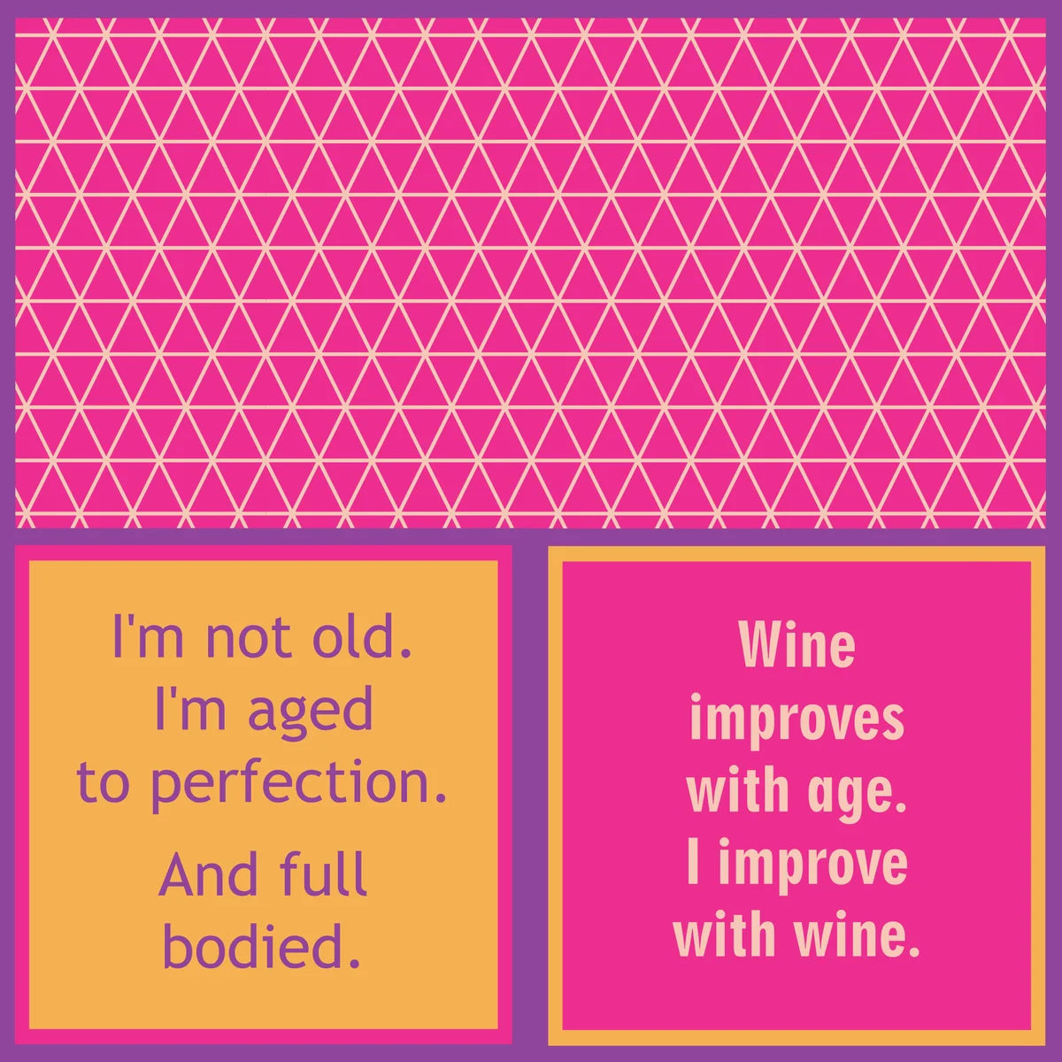 Drinks on Me Napkin - Improves with Age