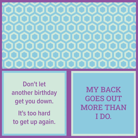 Drinks on Me Napkin - Back Goes Out