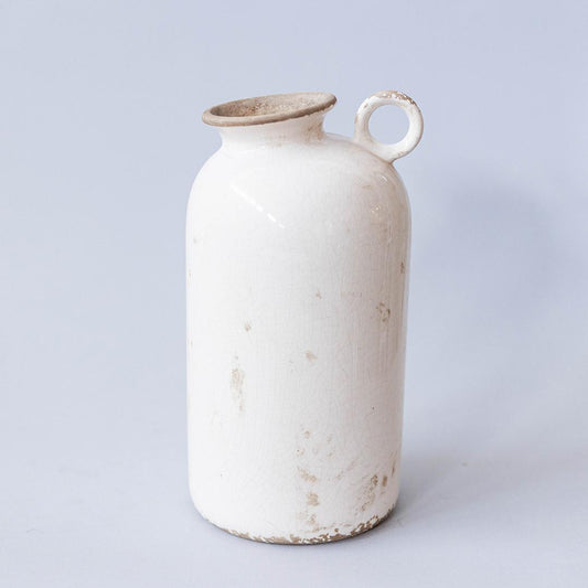 White Ceramic Jug Vase