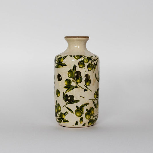 Green Olive Vase - Tall