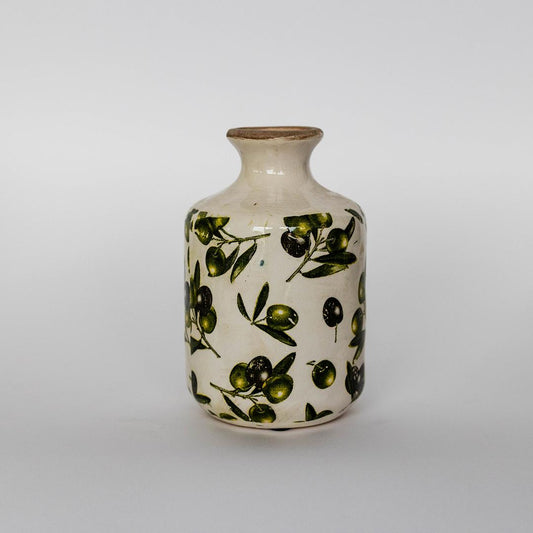 Green Olive Vase - Short