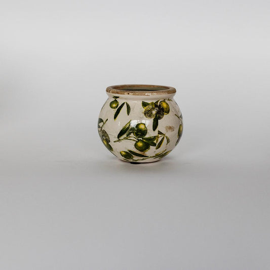 Green Olive Vase - Small