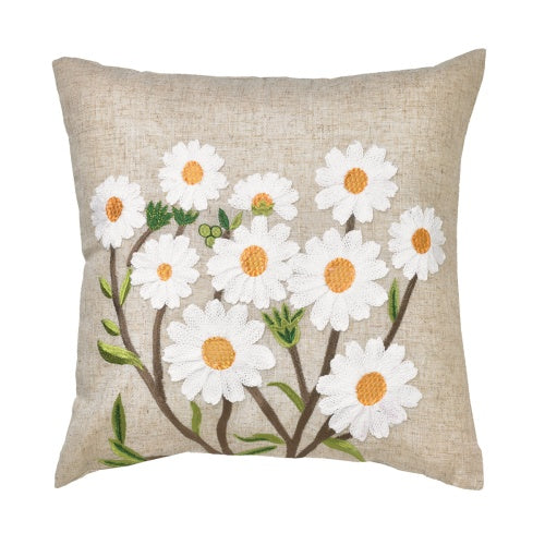 Daisy Bloom Square Cushion