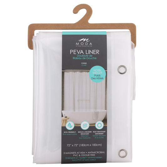 Clear PEVA Shower Curtain Liner