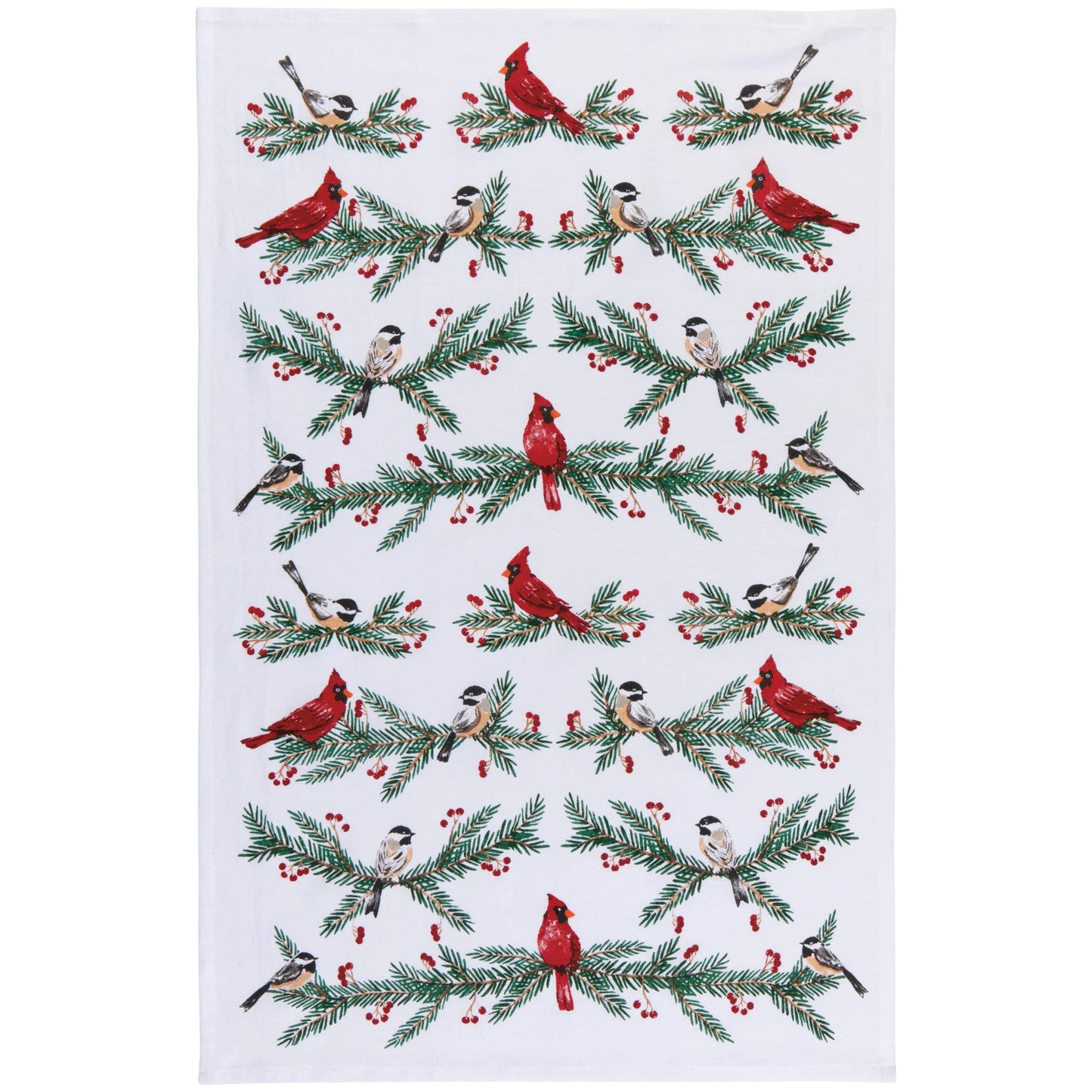Bakers Floursack Dishtowels (Set of 3) - Birds & Boughs