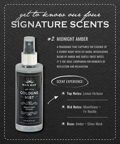 Man Bar Cologne Mist - Midnight Amber
