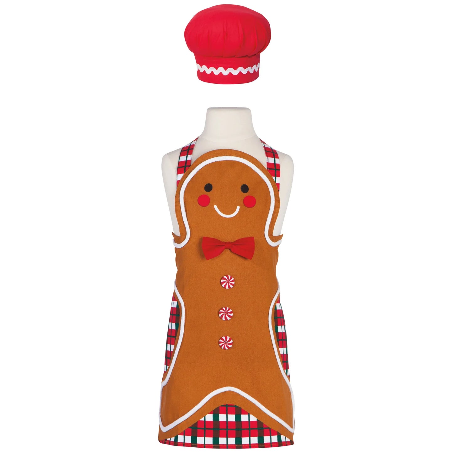 Daydream Gingerbread Kids Apron and Hat