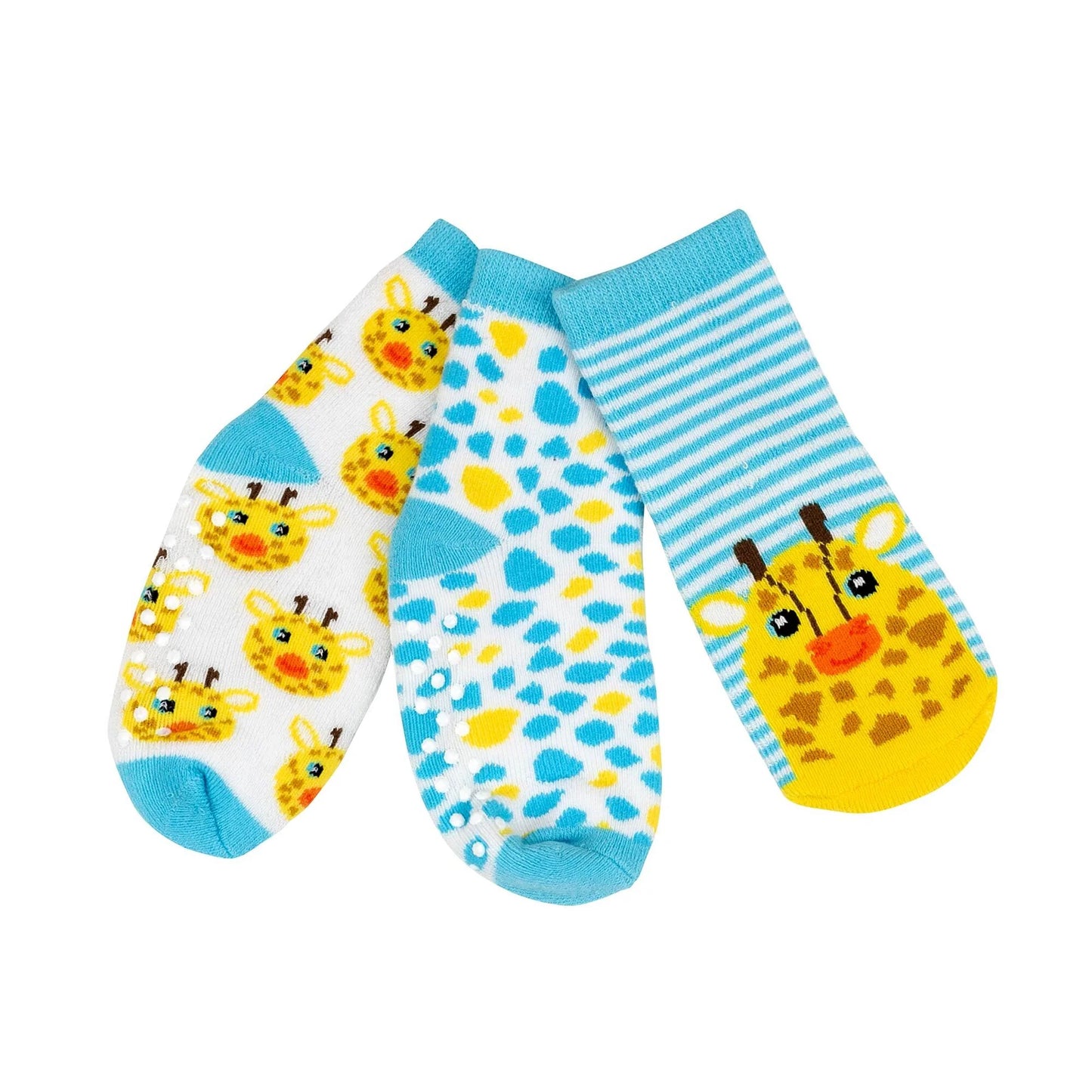Baby and Toddler Socks 0-24 mos (3 Sets) - Jaime Giraffe
