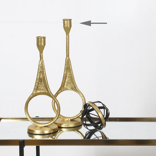 Veda Gold Candle Holder (2 sizes available)