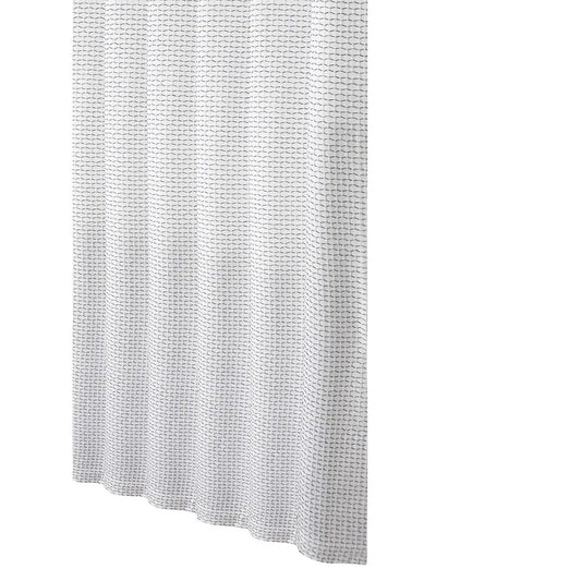 Woven Honeycomb Shower Curtain