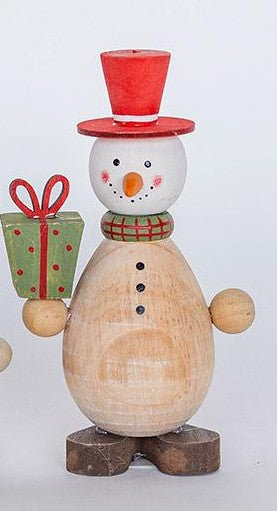 Wooden Snowman - Large