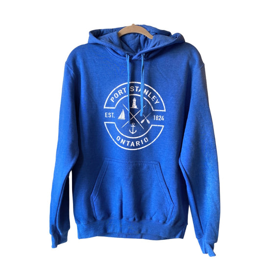 Port Stanley Hooded Sweater - Heathered Royal