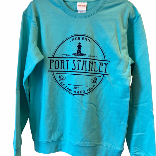 Port Stanley Crewneck Sweatshirt Turquoise