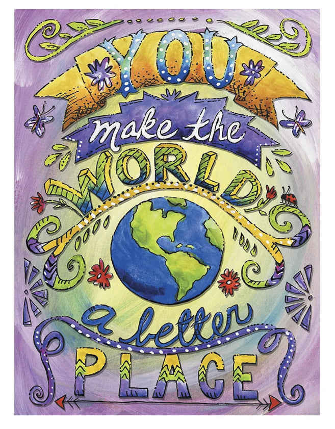 World a Better Place Birthday Card