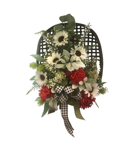 Floral Wreath on a Basket **Store Pickup Only**