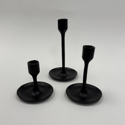 Cast Iron Candle Holder (Assorted Sizes)