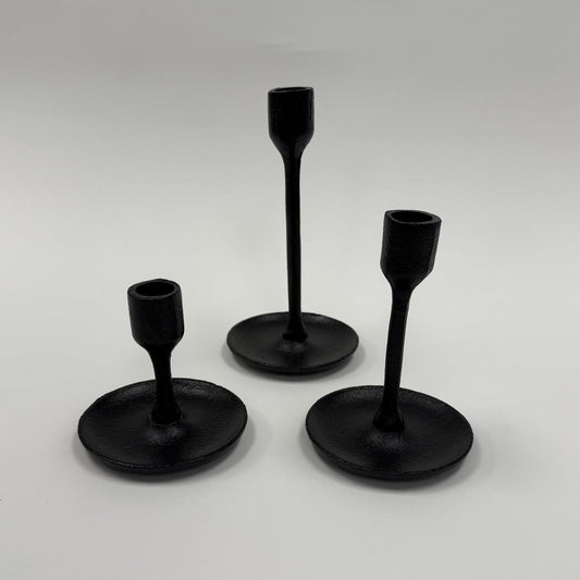 Cast Iron Candle Holder (Assorted Sizes)