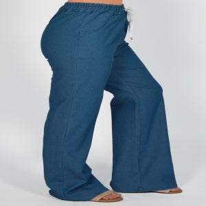 Denim Wide Leg  Pant
