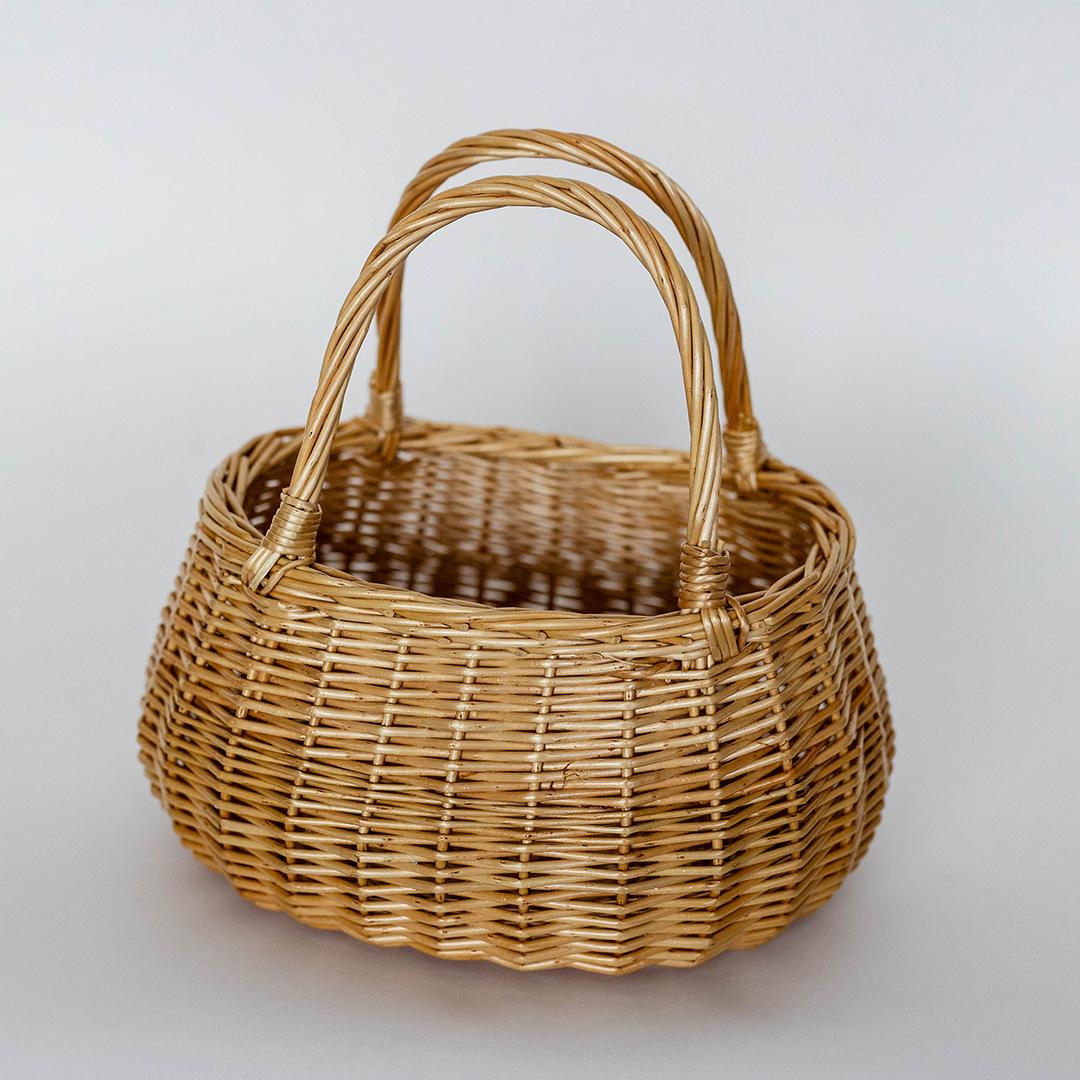 Willow Basket with Handle - Joshua & Company
