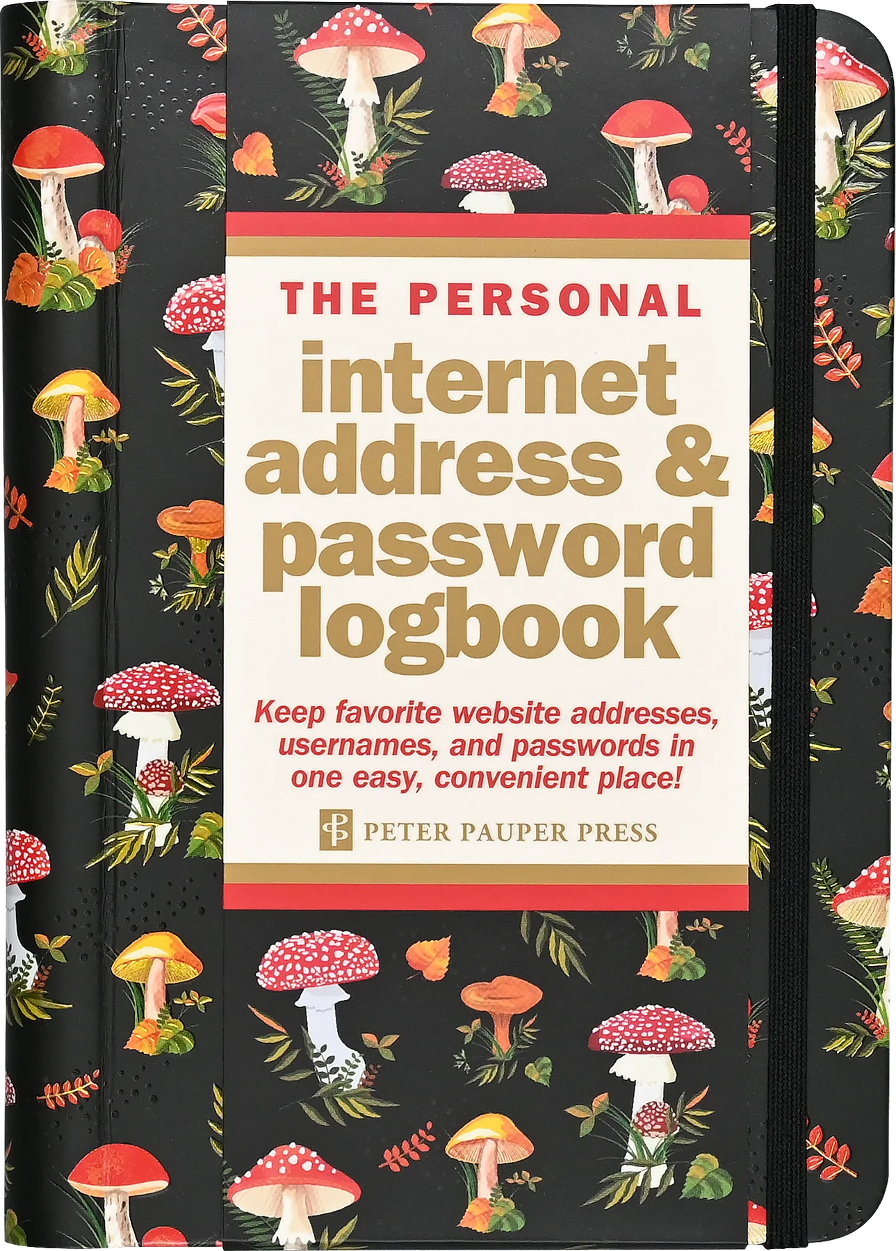 Mushroom Internet Address & Password Logbook