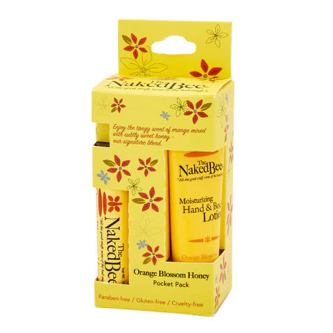 The Naked Bee Pocket Pack Collection - Orange Blossom Honey