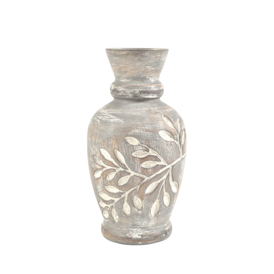 Wooden Jade vase