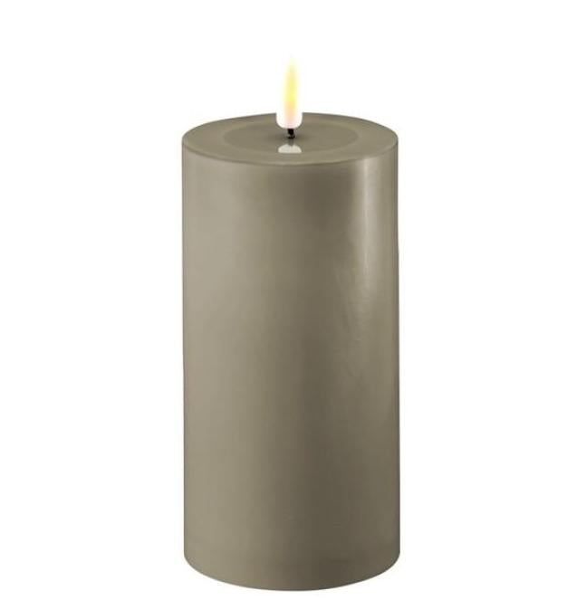 Sand Wetlook LED Candle 3" x 6"