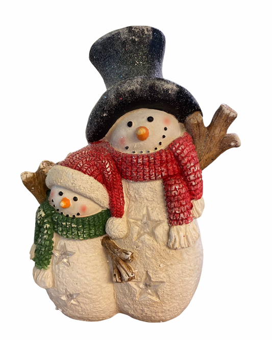 Snowman Child and Parent