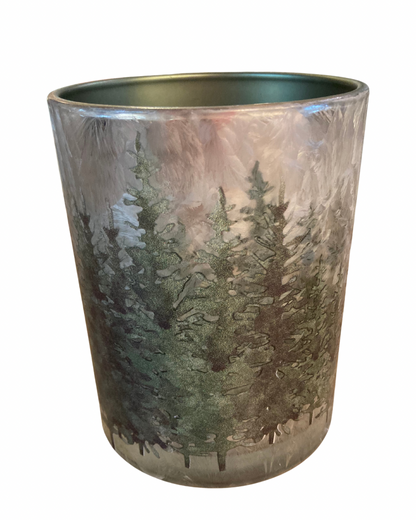 Glass Cylinder with Trees - Assorted Sizes