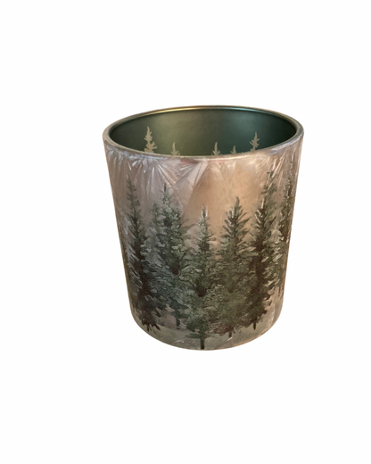 Glass Cylinder with Trees - Assorted Sizes
