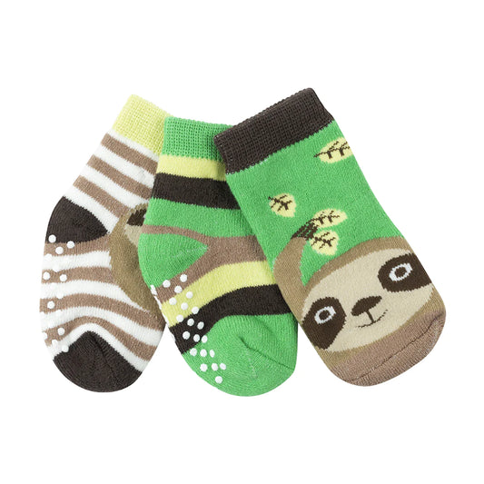Baby and Toddler Socks 0-24 mos (3 Sets) - Silas Sloth