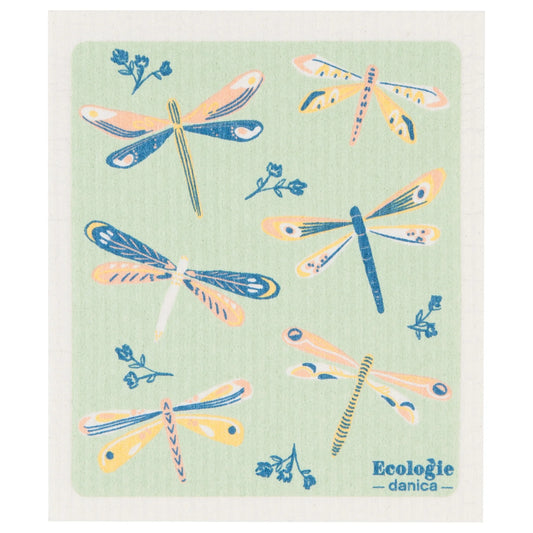 Dragonflies Swedish Cloth
