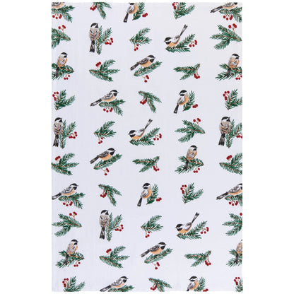 Bakers Floursack Dishtowels (Set of 3) - Birds & Boughs