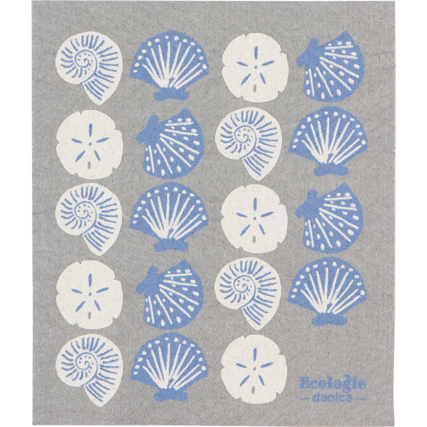 Seaside Shells - Swedish Dishcloth