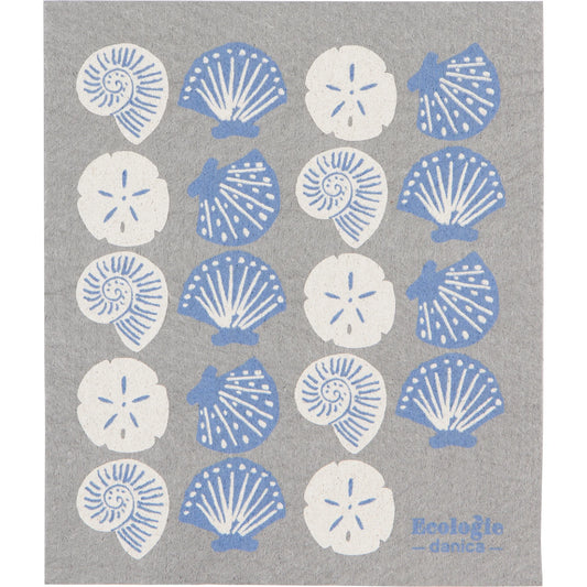 Seaside Shells - Swedish Dishcloth