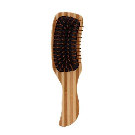 Bamboo wooden wave hair brush 
