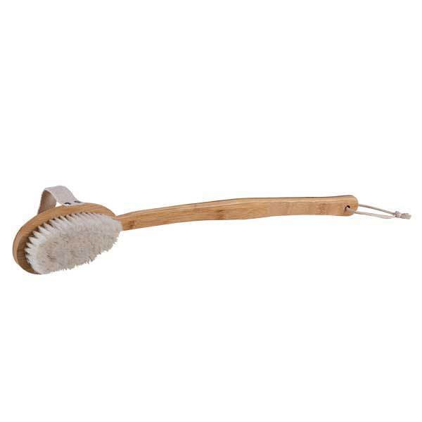 Wool Ergonomic Bath Brush with Detachable Brush - Joshua & Company