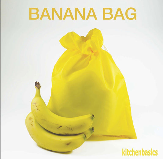 Yellow Banana Food Preservation Bag with drawstring