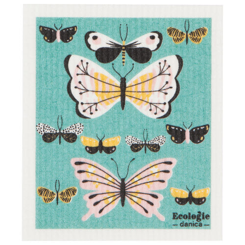 Swedish Dishcloth - Butterflies