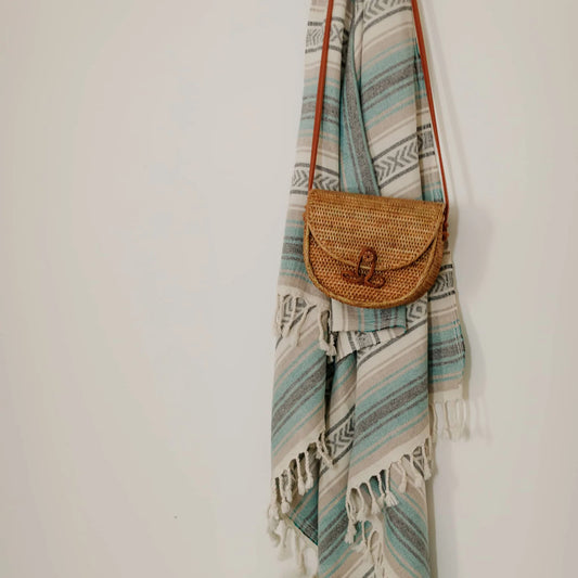 Turkish Towel - Coastline Sandbar (Bath or Beach)