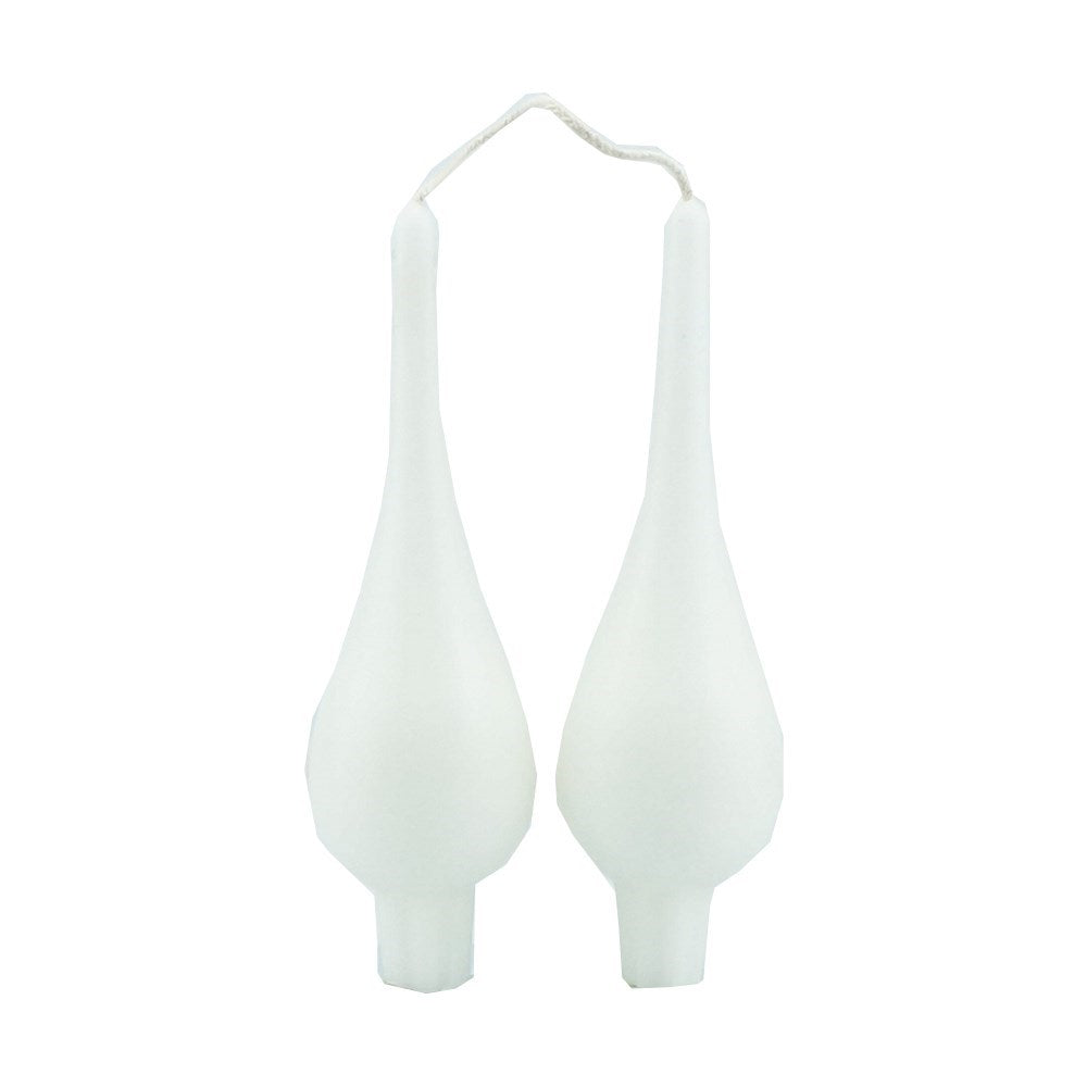 Danish Drop Candle 7" - Pair (Assorted Colours)