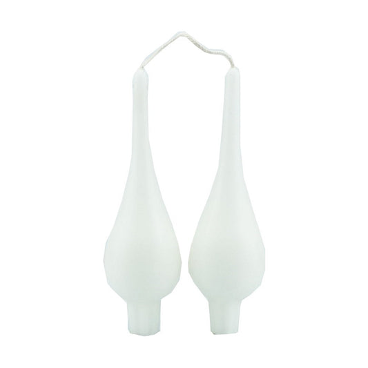 Danish Drop Candle 7" - Pair (Assorted Colours)
