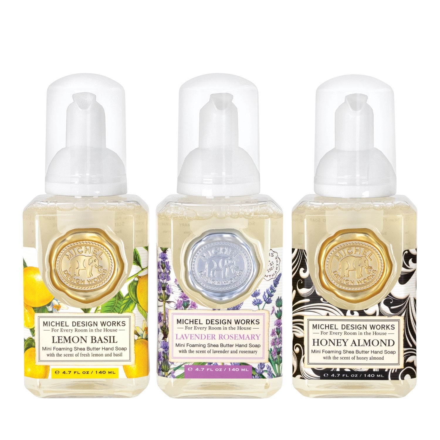 Michel Design Works Mini Foaming Set Lemon/Honey/Lavender - Joshua & Company