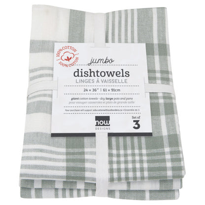 Jumbo Grey Tea Towel