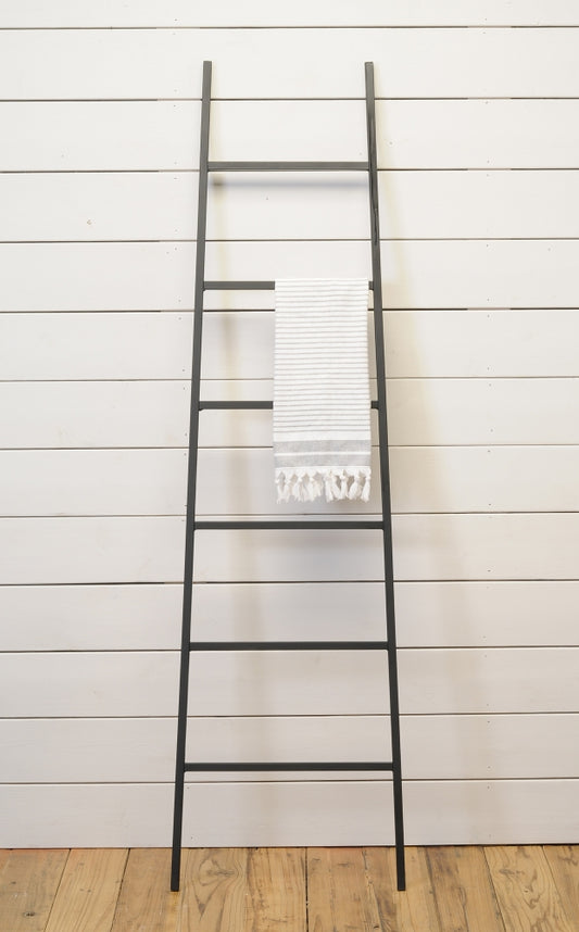 Large Black Metal Ladder **Store Pickup Only*