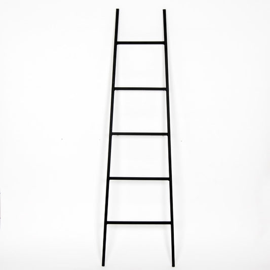 Medium Black Metal Ladder **Store Pickup Only**