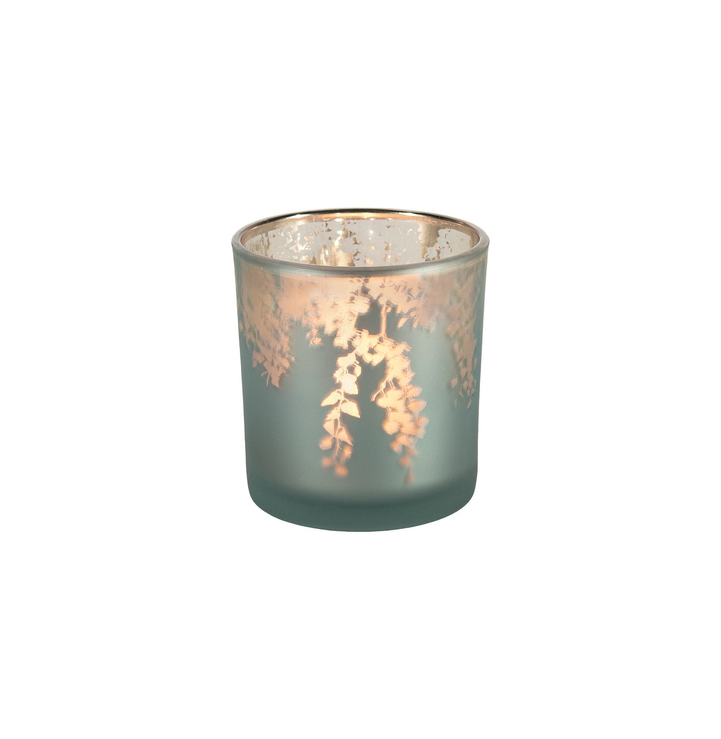 Turquoise and Gold Tea Light Holder